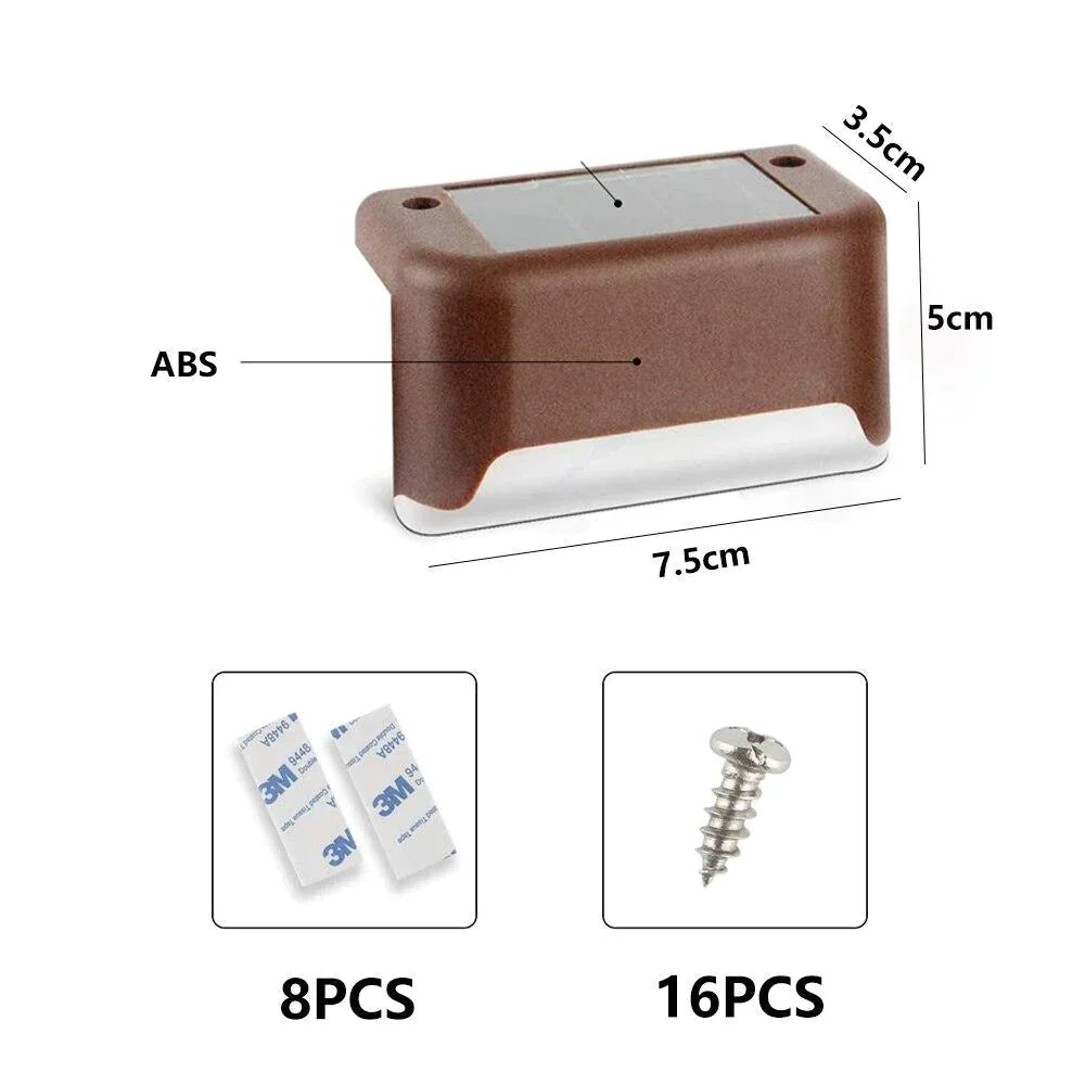 Lot de 8 Éclairages solaires