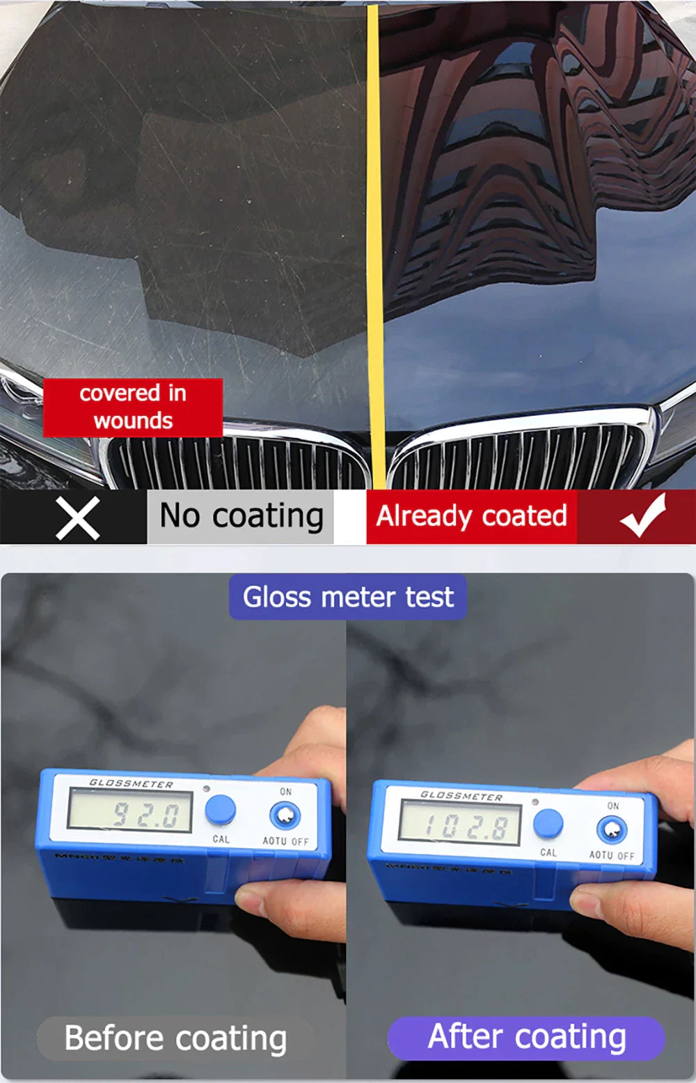 Revêtement Nano Céramique pour Automobile