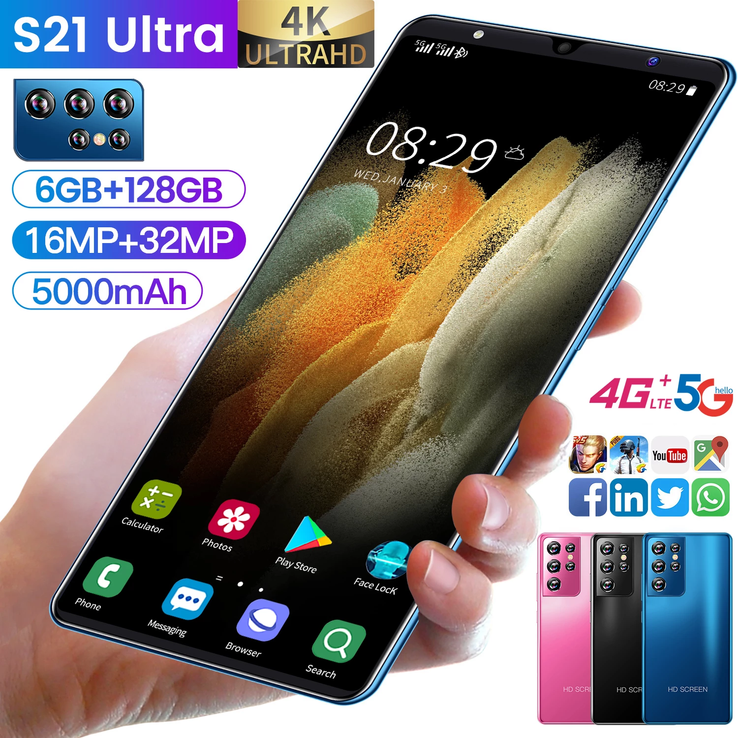 Smartphone S21 Ultra 5G