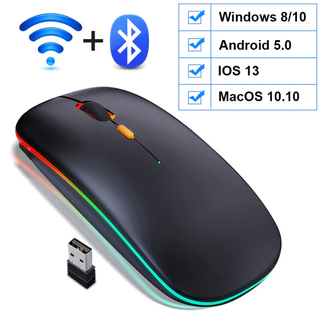 Souris avec LED sans fil