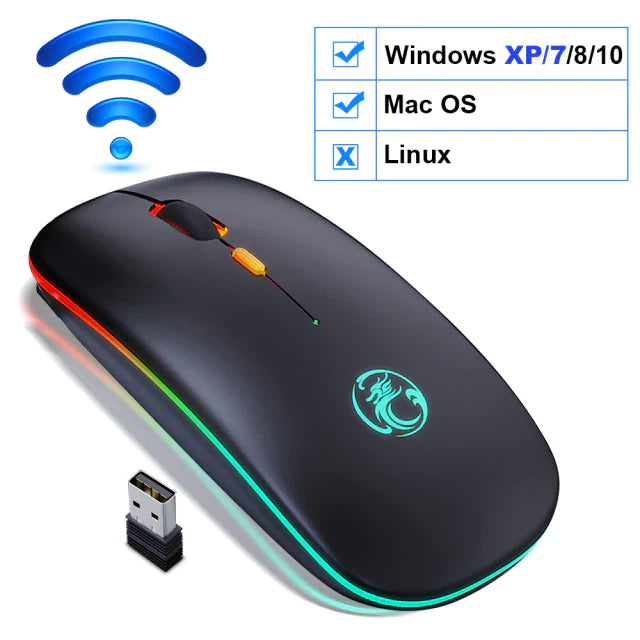 Souris avec LED sans fil