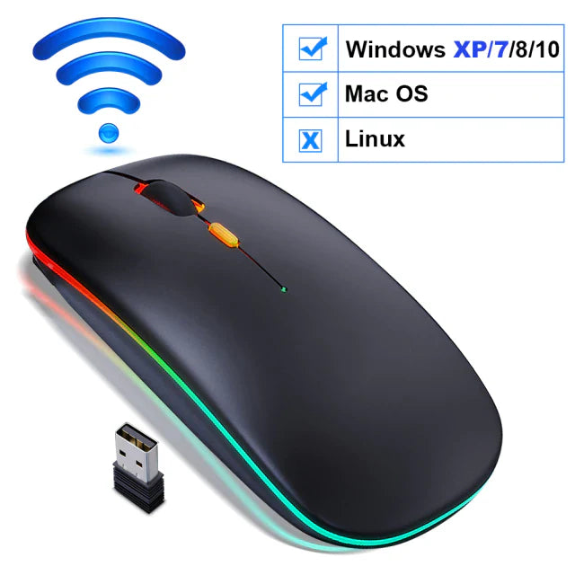 Souris avec LED sans fil