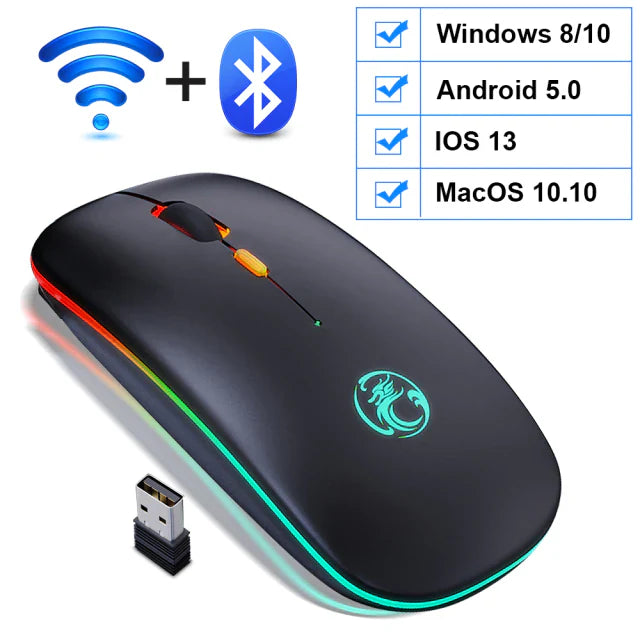 Souris avec LED sans fil